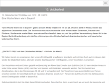 Tablet Screenshot of oktoberfest-wildau.de